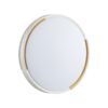 1d90cf781579c1658d6760ee49fef63b 7612/EL PALE SN 184 Светильник пластик/белый/золотистый LED 72Вт 3000-6300K D490 IP43 пульт ДУ VELIO