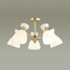 1e0a2b4bf576a700d0b5354e18e4ba08 4535/5C COMFI LN26 114 матовое золото Люстра потолочная E27 5*60W 220V WILMA