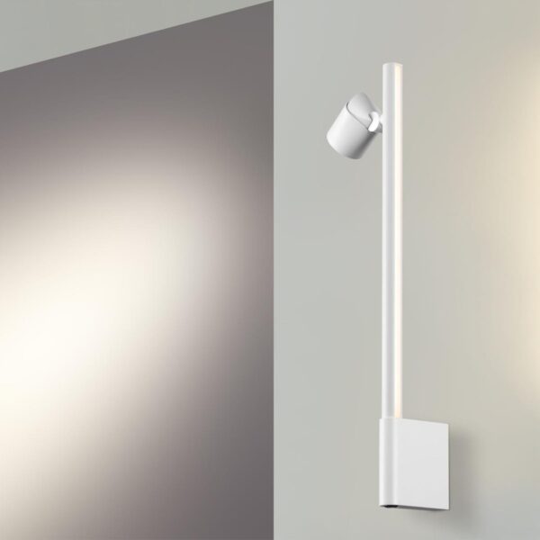 359312 OVER NT24 290 белый Светильник настенный диммируемый (выключатель) IP20 LED 7W+7W 4000K 220-240V FERMO