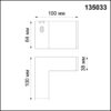 1fb5e6cf75ace9377915fb68780cb106 135033 OVER NT19 143 черный Соединитель - L IP20 24V RATIO