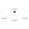 359326 KONST NT24 066 черный Светильник светодиодный IP20 LED 3000K 14W 170-265V 1360Лм RAMO