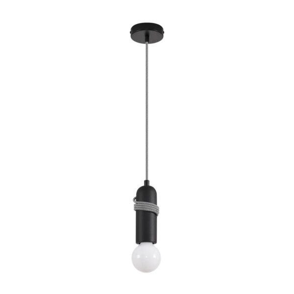 8364/1A ECO LN26 330 черный, металл/бетон Подвес E27 LED 10W 220V TESLA