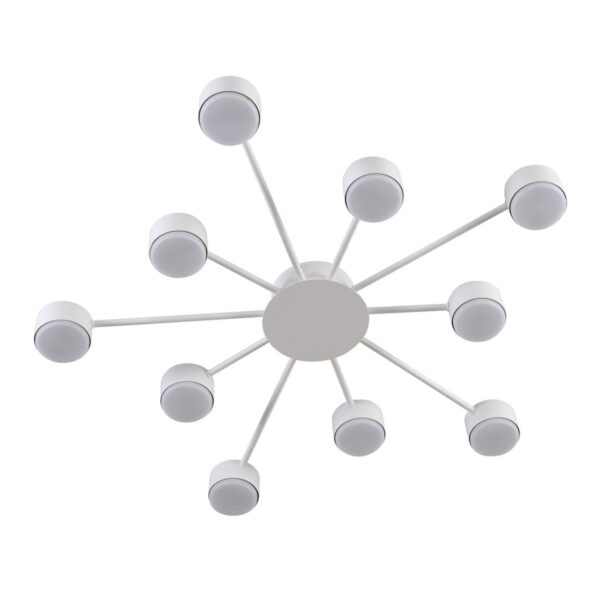 20b8ab3b860dcdb764372c8fe534b4d3 8343/10C COMFI LN26 252 белый, металл Люстра GX53 LED 10*7W 220V TORINA