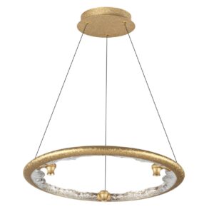 20d63ecc9bc743b4f5449374d830c535 7002/44L HIGHTECH ODL25 000 Подвесной светильник золотой ice crack/акрил/хрусталь разд. вкл. с ПДУ IP20 LED 44W 2417Лм 3000/4000/5700K CRI > 90 CAYON