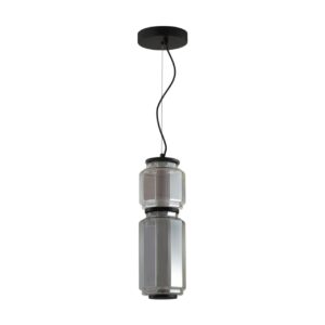 21874716156b76f7d53de20f911cb18e 5408/20L HIGHTECH ODL_EX24 103 черный/дымчатый/металл/стекло/акрил Подвес LED 20W 3000K 1480Лм JAM