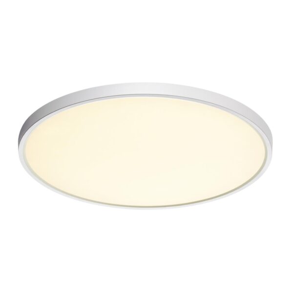 21a09bd5bae84e3355ee5de5397b340a 7659/40L MITRA LED SN 551 Светильник пластик/белый LED 40Вт 3000/4000K D495 IP40 ALFA WHITE