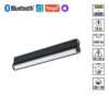 21af1b9bdabf4b317264f6c4792c1ce4 359953 PORT NT25 216 черный Трековый св-к диммир. со сменой цв.температуры, пульт ДУ/Tuya Smart Life IP20 LED 18W 3000-6000K 90-240V VECTOR