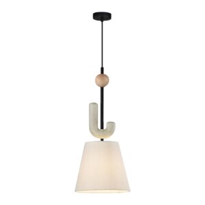 2312f975fe1755c20c5ee46dfe65c267 5410/1 MODERN ODL_EX24 113 черный матов./бежевый/металл/полирезин/ткань Подвес E14 1*40W BAGEL