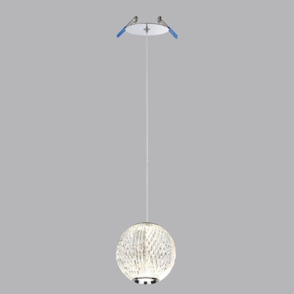 236fe002626a16f78202b4579c15be5a 5007/5LA L-VISION ODL24 567 хром/металл/акрил Подвес LED 5W 4000K 365лм CRYSTAL