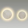 23cf8923abeb12f299c2b5482232a4bc 6625/5WL HIGHTECH ODL24 177 Настенный светильник бежевый/металл/камень (травертин) IP20 LED 6W 3000K 220V TRAVERTINO