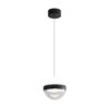 5075/9L L-VISION ODL24 355 черный/прозрачн./молочный/металл/акрил Подвес LED 9W 4000K 480лм RONI
