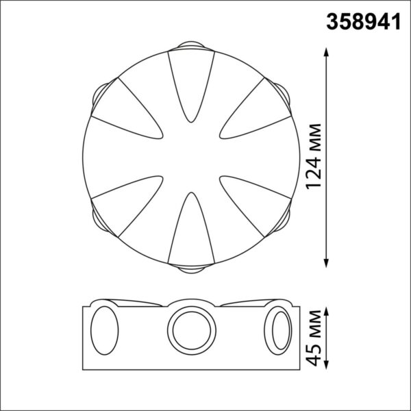 358941 STREET NT22 732 темно-серый Светильник ландшафтный светодиодный IP54 LED 4000К 6W 85-265V CALLE
