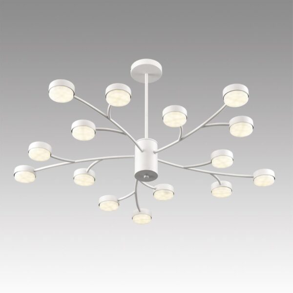 8265/15 COMFI LN26 233 металл/металл белый/белый Люстра GX53 LED 15*7W 220V TORINA