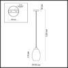 26d75cb39c5a370b88a1e1e71fc0dc38 4489/1 SUSPENTIONI LN26 398 античная бронза, серый Подвес E27 60W 220V SAPPHIRE