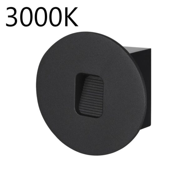 6651/1WL3 NATURE ODL25 695 черный/металл Подсветка для лестниц IP65 LED 1W 3000K 60° AC85-265V VITTY