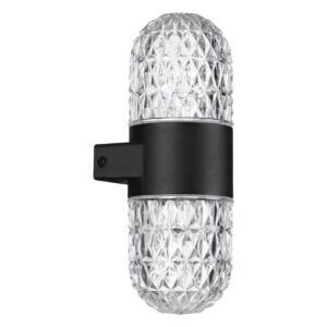 27659772dff705c643bc4dc853c51c1f 359296 STREET NT24 724 черный Светильник ландшафтный настенный IP65 LED 14W 4000K 175-265V ESTIMA
