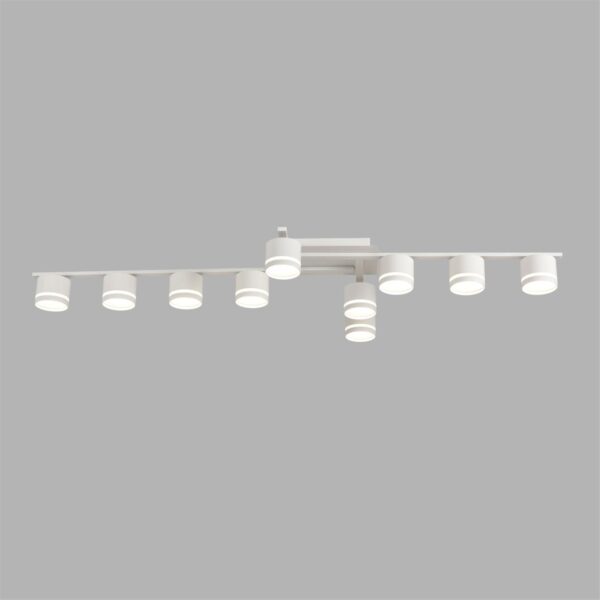 8303/10C COMFI LN26 237 белый, металл Светильник потолочный GX53 LED 10*7W 220V AGNIA