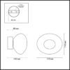 29c91318bf97cefe96d8967e230c764d 7044/4WL L-VISION ODL25 249 Настенный светильник серый/бронзов/металл/стекло IP20 LED 4W 3000K 220V MELA