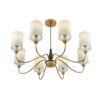 2a54ec04df80b58961067470521e0fe0 6590/8 CLASSI LN26 056 латунь/мятный зеленый, металл, керамика/текстиль Люстра подвесная E14 8*40W 220V ANRI