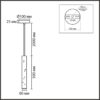 2a9384798a6aebd696dd2d79feb27b63 8354/1B SUSPENTIONI LN26 332 черный, металл/цемент Подвес GU10 LED 5W 220V SHAMAREL