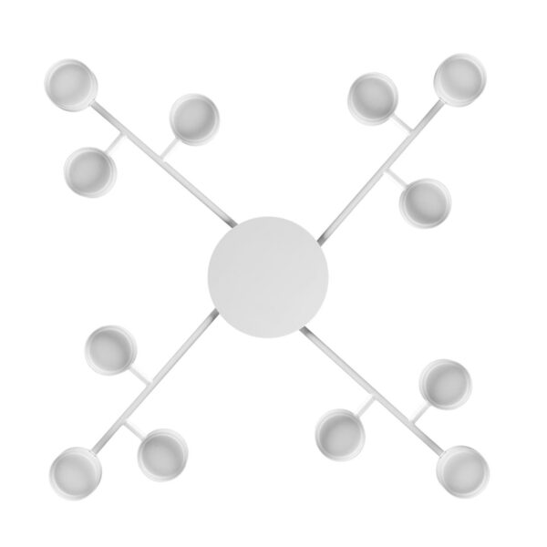2addfd08eb71c2308d55689458b2b22c 8235/12C COMFI LN26 242 белый, металл Люстра потолочная LED GX53 12*12W 220V GARETA