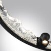7001/44L HIGHTECH ODL25 000 Подвесной светильник черный ice crack/акрил разд. Вкл. с ПДУ IP20 LED 44W 1309Лм 3000/3800/4800K CRI > 90 CAYON