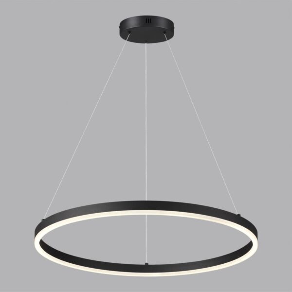 2cea120f4fcd538dcc1467f38148a051 6530/50L LEDIO LN26 262 чёрный Светильник подвесной LED 50W 3000/4000/6000К 220V ECHO
