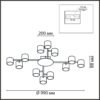 2d9363207a1784c392deb79aa8ac0369 8235/12C COMFI LN26 242 белый, металл Люстра потолочная LED GX53 12*12W 220V GARETA