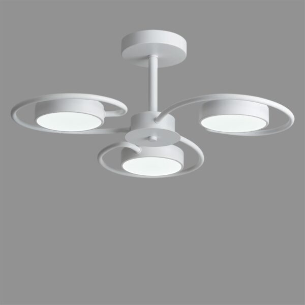 2da4290d84fd66f56017d2e80fdf3a64 5657/36CL LEDIO LN23 000 белый Люстра потолочная LED 36W 3000/4000/6000К 220V EVIN