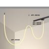 359328 KONST NT24 066 черный Светильник светодиодный IP20 LED 3000K 25W 170-265V 2420Лм RAMO