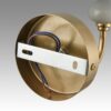 2df10cdd1a11fdf4a87fd40fdfdb79f3 6590/1W CLASSI LN26 055 латунь/мятный зеленый, металл, керамика/текстиль Бра E14 1*40W 220V ANRI
