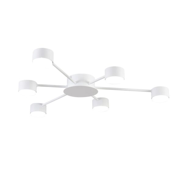 2f019d004abe3286bc535558d7ac7aa0 8343/6C COMFI LN26 252 белый, металл Люстра GX53 LED 6*7W 220V TORINA