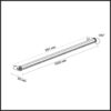 7040/22WL NATURE ODL25 679 черный/металл Фасадный поворотный на 180° светильник IP65 LED 22W 3000K 24° 1670ЛмAC220-240V GRAZE