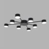 2f25615264686175006e304b0561de75 8344/8C COMFI LN26 251 черный, металл Люстра GX53 LED 8*7W 220V TORINA