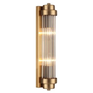 31961a5d0da9f4bc187e429f917bfd2a 4821/2W WALLI ODL21 467 бронзовый/прозрачный Настенный светильник E14 2*40W LORDI