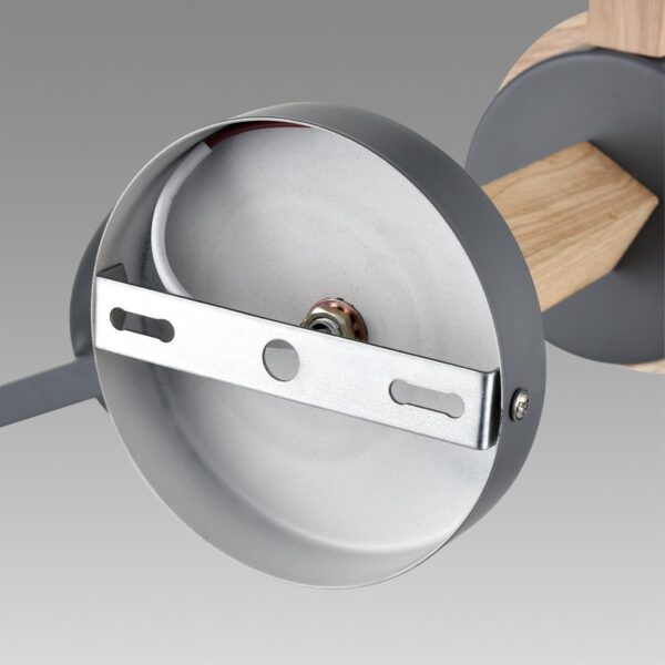 31cd8900c6b33605d938b1fc69cd7890 8096/3C MODERNI LN26 339 серый/серый металл, дерево/металл Люстра потолочная Е27 3*60W 220V COLANGE