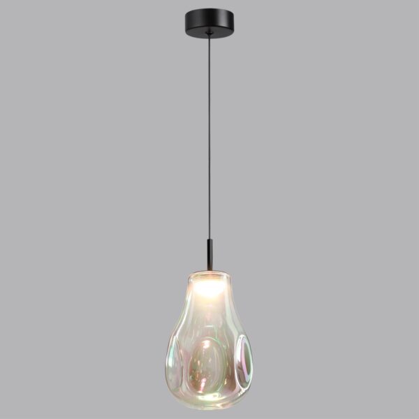 5098/4LB PENDANT ODL25 365 черный/бензиновый/металл/стекло Подвес LED 4W 4000K 388Лм NAVE