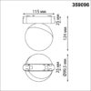 335f776195e7709c57149443b0c7e692 359096 SHINO NT23 189 черный Трековый светильник для низков. шинопровода IP20 LED 4000K 10W 48V 800Лм SMAL