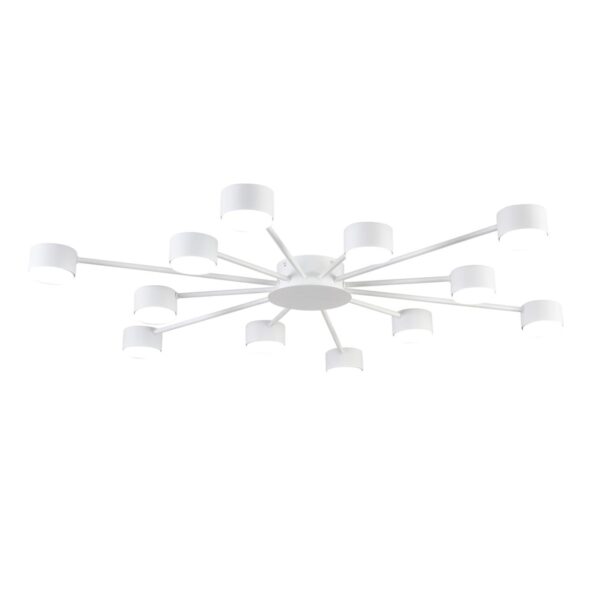 8343/12C COMFI LN26 252 белый, металл Люстра GX53 LED 12*7W 220V TORINA