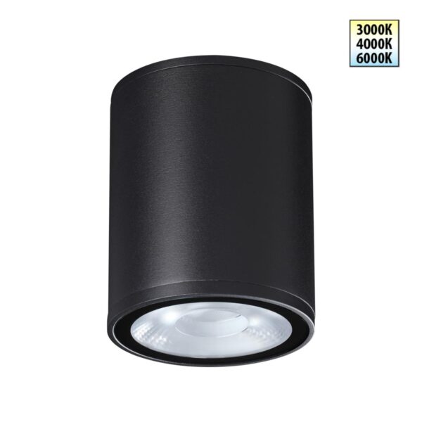 359535 STREET NT25 000 черный Светильник ландшафтный с переключ. цветовой температуры IP65 LED 10W 100-240V 3000К4000К6000К TUMBLER