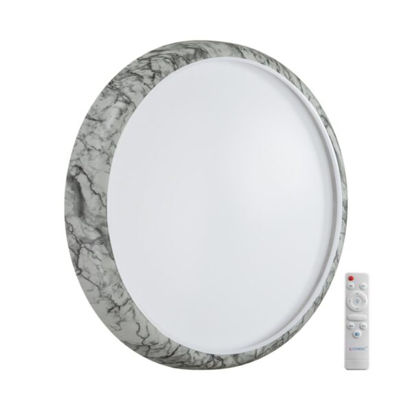 349ef47a26f93120babc3e3e15780381 7638/EL COLOR SN 137 Светильник пластик/бел. мрамор LED 70Вт 3000-6000K D510 IP43 пульт ДУ MRAMO WHITE
