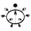 361d67c782e42125392bee0fd2634f23 8237/9 COMFI LN26 256 черный, металл Светильник подвесной GU10 LED 9*7W 220V ILMINA