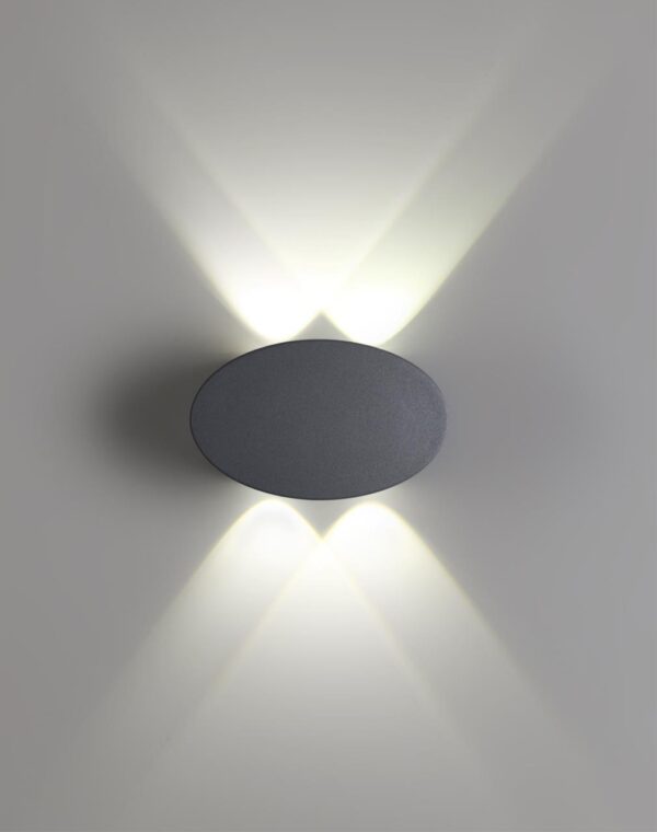 358562 STREET NT21 734 темно-серый Ландшафтный настенный светильник IP54 LED 4000K 4W 85-265V CALLE