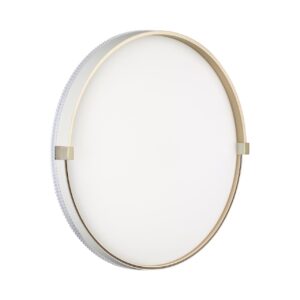 37618048c9c9904aec4ba926fcbe7f8e 7646/DLN PALE SN 189 Светильник пластик/белый/золотой LED 48Вт 3000/4000/6000К D390 IP43 CCT OLIDI WHITE