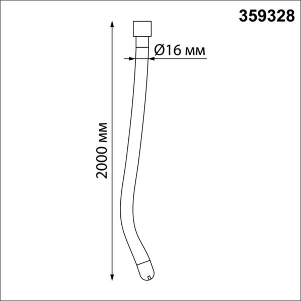 359328 KONST NT24 066 черный Светильник светодиодный IP20 LED 3000K 25W 170-265V 2420Лм RAMO