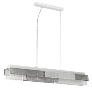 38df688aa00125e6de1d4f27851042d2 8006/5A MODERNI LN26 313 белый/никель, белый металл/металл Подвесной светильник Е14 5*40W 220V DANA