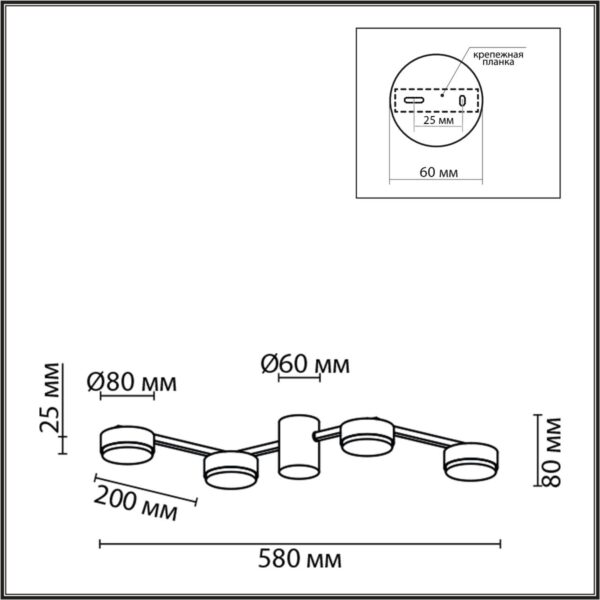 393cb8ee0eeaaf85e40e11596e8d67ad 8116/4C COMFI LN26 250 никель, металл Люстра потолочная LED GX53 4*7W 220V SANATA
