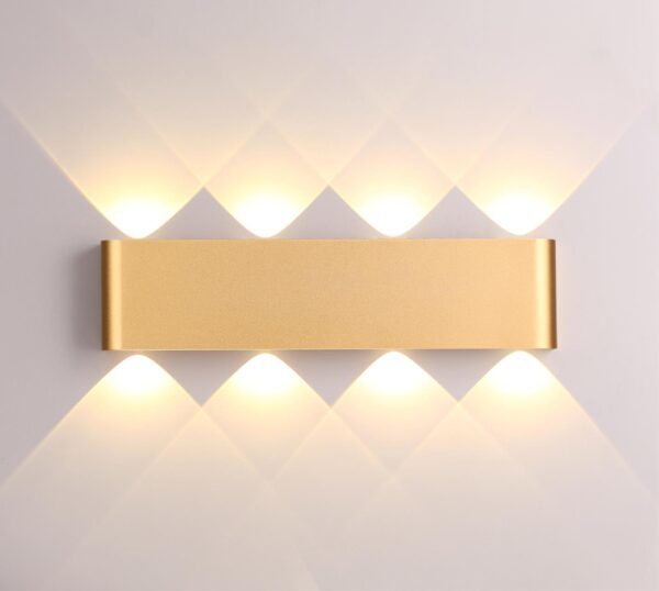 3893/8WL HIGHTECH ODL20 000 золотистый/металл Настенный светильник LED 3000K 8W 220V MAGNUM