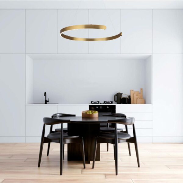 39dfcd4ef31aaf5ee02ffed5b3a06419 6535/57L LEDIO LN26 266 латунь Светильник подвесной LED 57W 3000/4000/6000К 220V INDIE