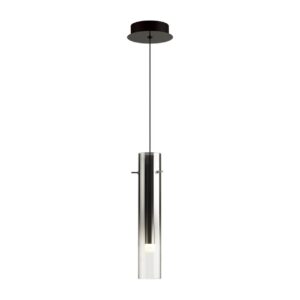 3a809a5b86744fe9465c051d69361d02 5062/5L PENDANT ODL24 383 черный/темн.хром/металл/стекло Подвес LED 5W 3000K SHINY